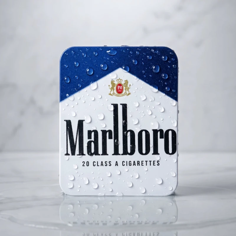 Creative High-end Cigarette Box Universal Portable Large Capacity Metal Personalized Cool Waterproof Sealed One-piece Flip Cover