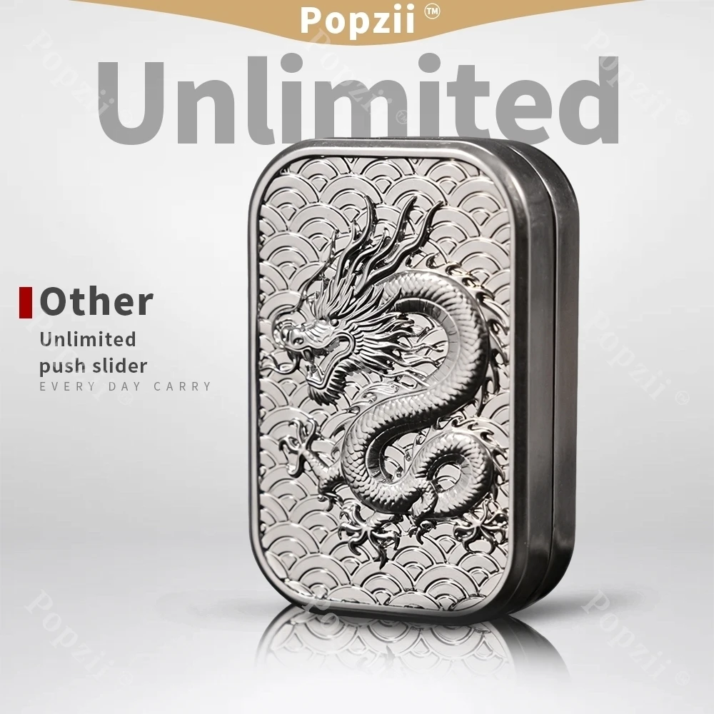 JYEDC Dragon illimité Push Slider diapason adultes soulagement du Stress jouet tours du bout des doigts EDC déclenche décompression jouet