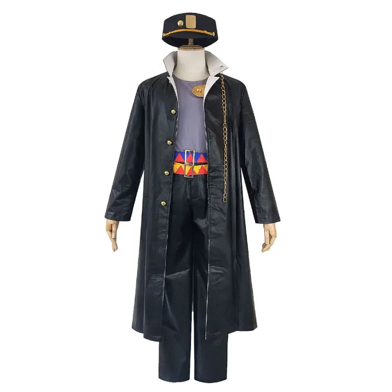 

Anime Very Strange Adventure Kujo Jotaro Role Playing Costume Uniform Halloween Festival Party Performance Costume