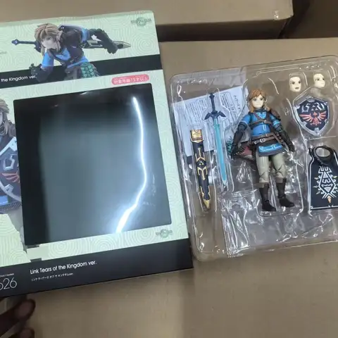 La leggenda di Zelda Lacrime del Regno Figura Figma 626 Link Figure Breath Of The Wild Anime Figurine GK Collezioni Modello