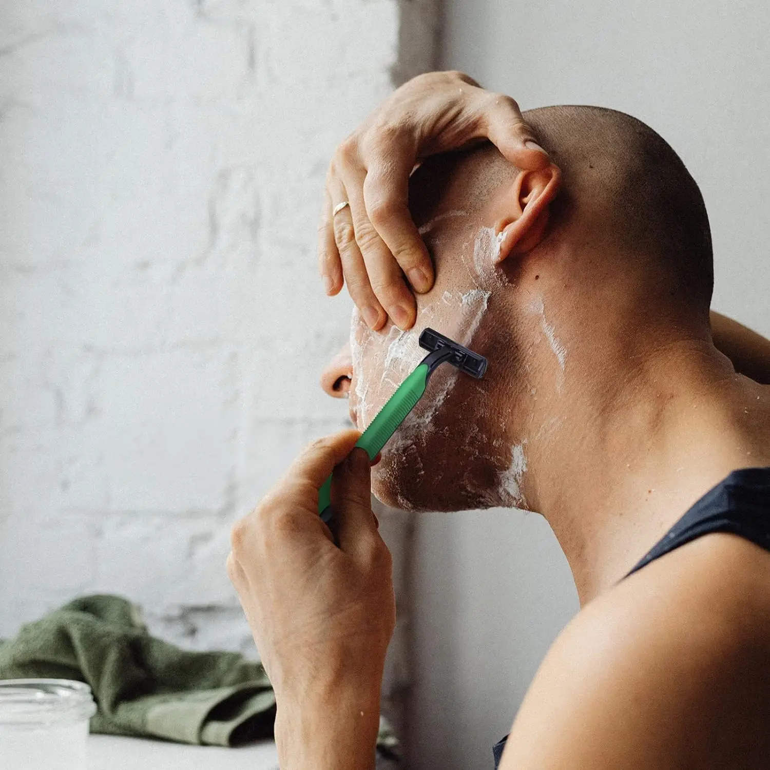 Vlamwegwerpscheermesjes Bulk, Individueel Verpakt Reizen, Hotel, Airbnb En Daklozenscheerapparaten (50 Pack)