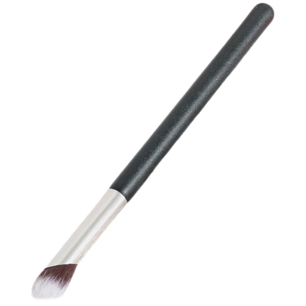 Angled Concealer Brush with Ergonomic Handle for Precise Under Eye Application Portable Small Makeup Brush Ideal for Travel Home