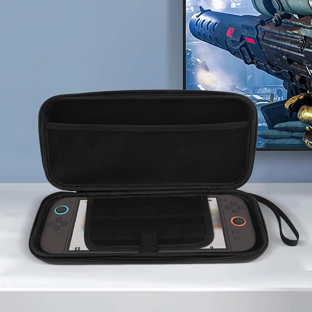 PU Carrying Case for for Switch 2 Zipper Handbag with 10 Game Cards Holder Organizer Bag for for Switch 2 Handheld Game Console