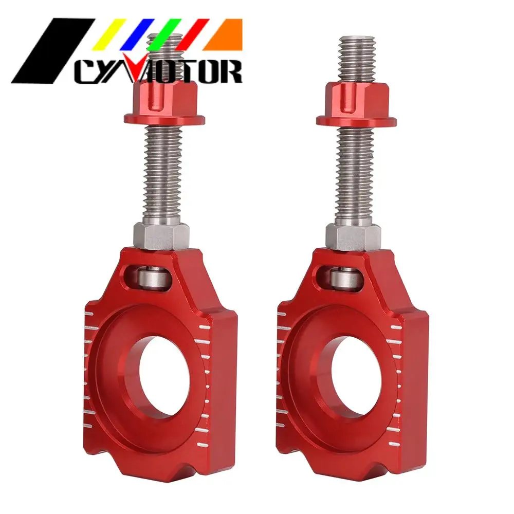 CNC Rear Chain Adjuster Axle Blocks For HONDA CRF250L CRF250M  CRF250L(S) CRF250RALLY CRF250RALLY(S) CRF300L CRF300RALLY