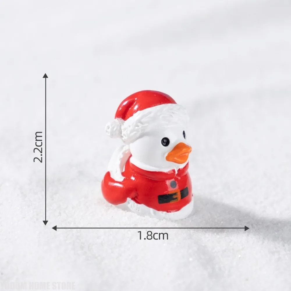 Diy Little Yellow Duck Figurine Cute Micro Landscape Accessory Garden Doll Small Snow Scenery Decoration For Garden Decoration