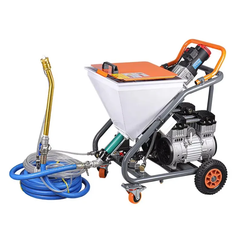High Pressure Plaster Spraying Machine Industrial Intelligent Spraying Machine Multifunctional Plaster Mortar Sprayer for Mexico