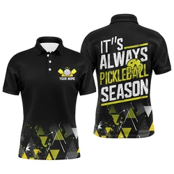 New In Pickleball Graphic Polo Shirts Summer Trend Short Sleeve 3D Printed Sports Polo Team Uniforms Loose Quick Dry T Shirts