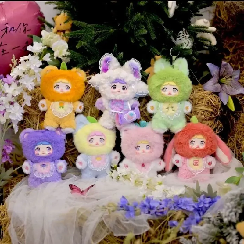 Nommi V3 Interessante Fruit Serie Droomogen Vinyl Blind Box Pluche Pop Tas Hanger Mystery Box Action Figure Kinderen Speelgoed Cadeau