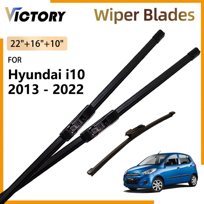 

Front Rear Wiper Blade For Hyundai i10 IA BA Grand i10 2013 - 2022 2021 2017 2016 2015 2014 Windshield Windscreen Window Brushes