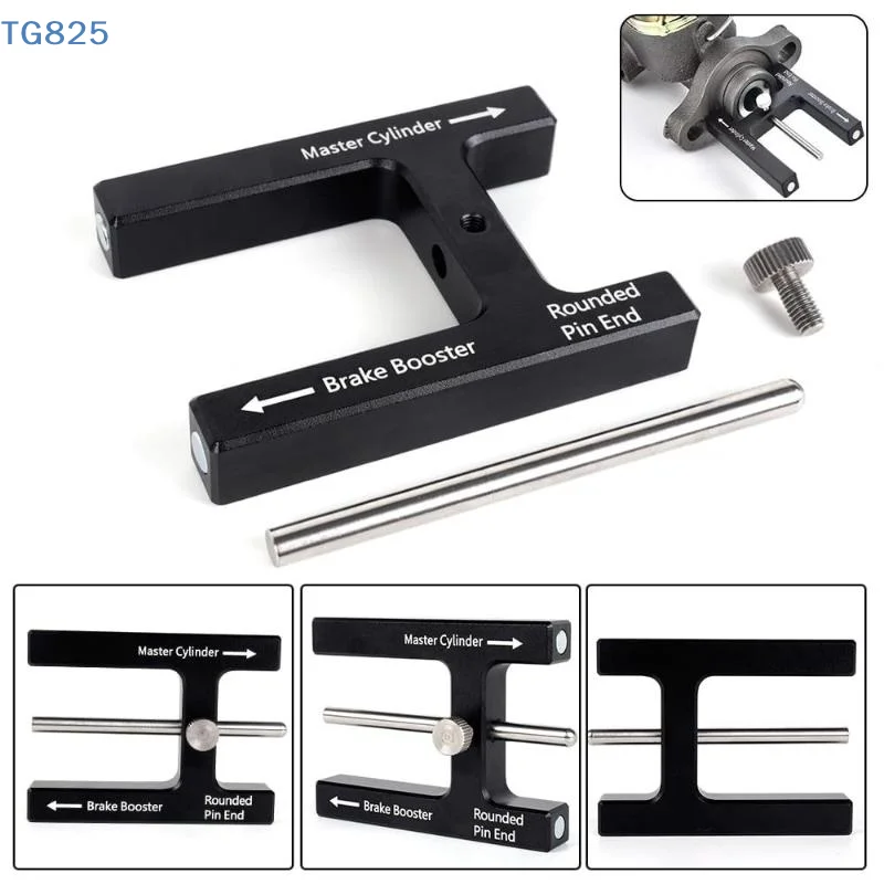 【AN】Brake Booster Push Master Cylinder Push Rod Length Gauge Rod Adjustment Tool For Adjustable Braking Distance Of Brake Pedal