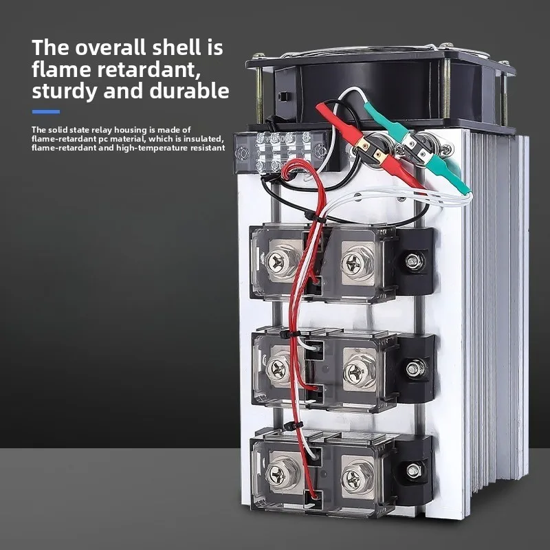 Three-phase Solid State Relay H3100ZF/200/300/400A Industrial Grade DC/AC 12/24/220/380V