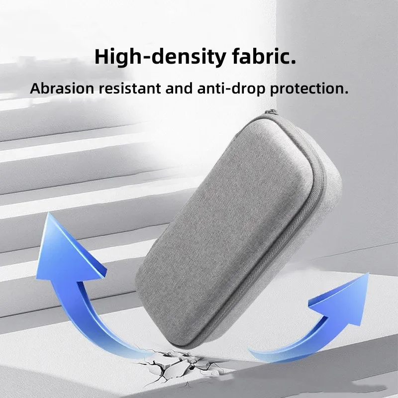 حقيبة صغيرة محمولة من النايلون بغطاء صلب مقاومة للصدمات لتخزين كاميرا Gimbal بمقبض ملولب لملحقات DJI Osmo Pocket 3