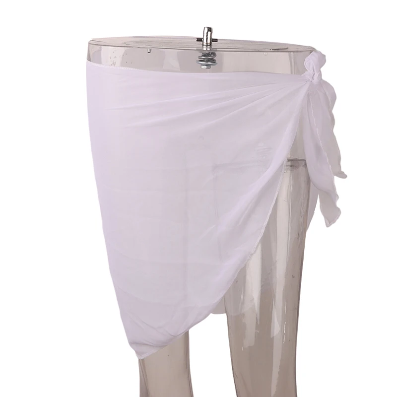 

Women Chiffon Short Sarongs Cover Ups Skirt Without Bikini Beach Swimsuit Bathing Suit Wrap Skirt For Swimwear Summer Cover Ups