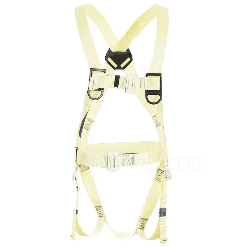 Aramid Safety Harness 5-Point Welding Safety Belt Fire Rescue Fall Protection High Temperature Resistant & Fire Retardant