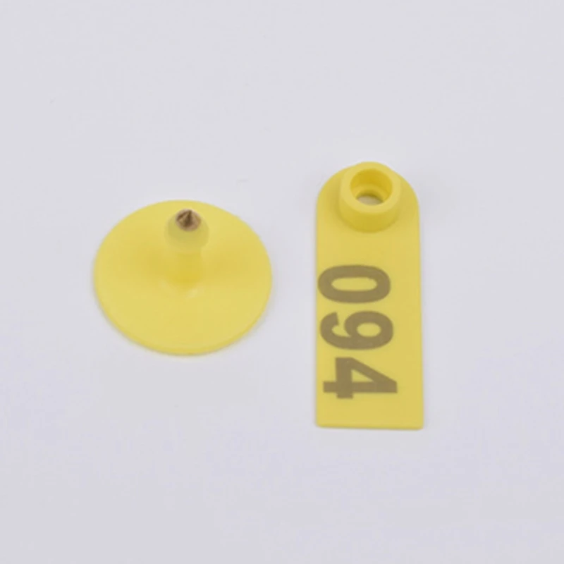 100PCS Sheep Goat Pig Cattle Beef Cow Ear Tags with Number Printed for Farm 45BE