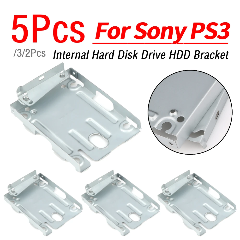 2/3/5 Stück interne Festplattenhalterung für Sony PS3 Super Slim Spielekonsole Festplattenlaufwerk-Einschubfach