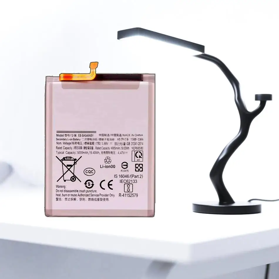 

EB-BA546ABY Mobile Phone Battery For Samsung Galaxy A54 5G A546 A34 A346 5000Mah Safe