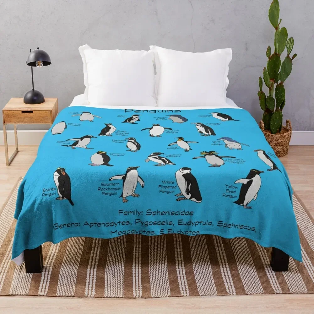 

Penguins Throw Blanket Blankets For Bed heavy to sleep Luxury St Blankets