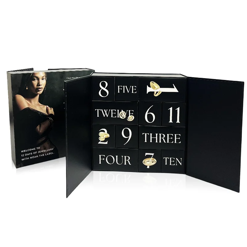 

Персонализация. Персонализированный адвент-календарь Коробка Рождественский макияж Красота Ювелирные изделия Духи Косметическая упаковка Роскошный подарок для детей A