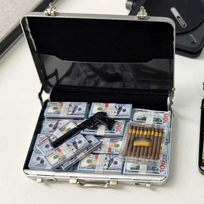 200 pièces 1/6 échelle minuscules billets d'argent Miniature Dollar Euro coréen gagné japonais Yen modèle accessoires jouets pour Blyth OB11 accessoire de poupée