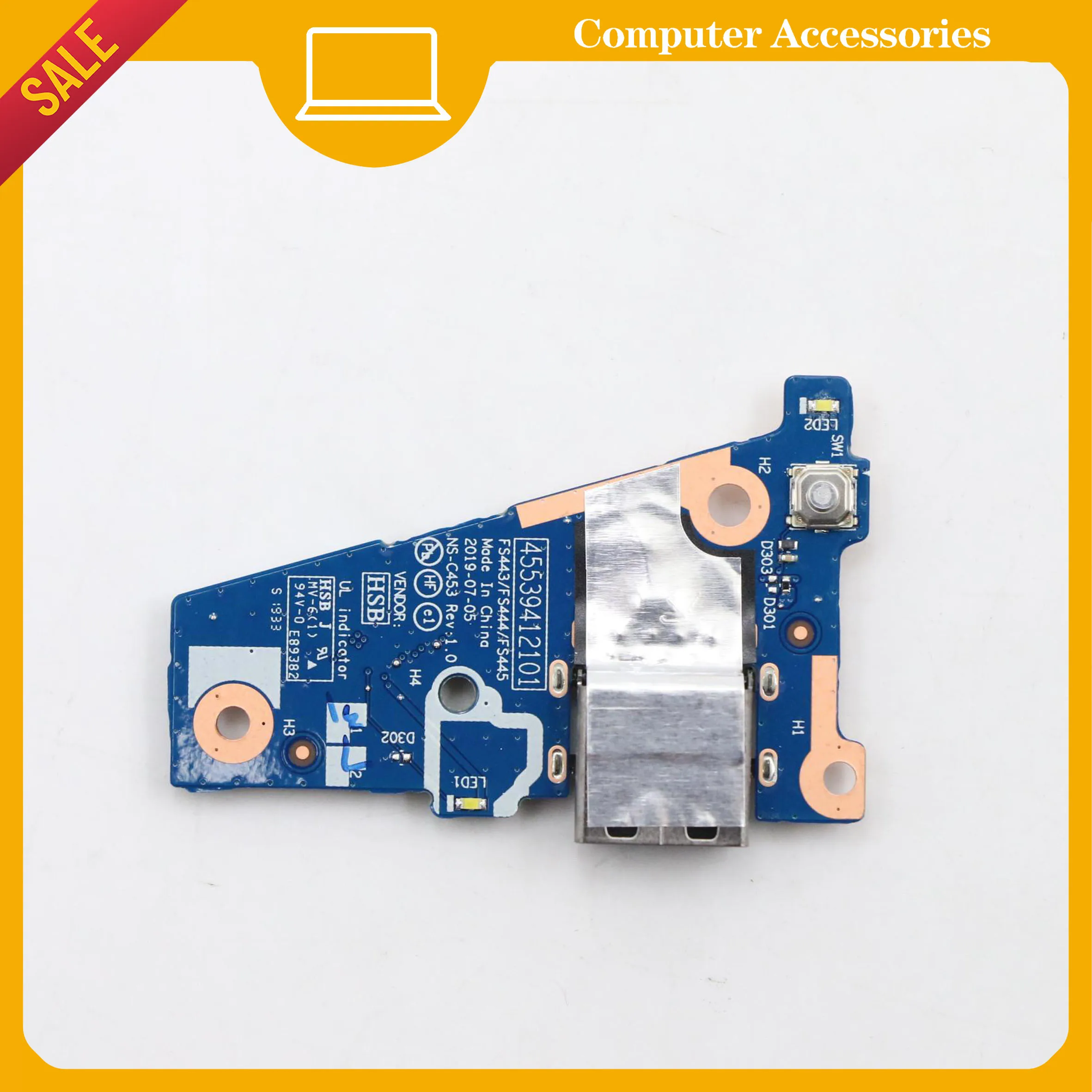 For Lenovo S740-14IML S740-14IIL power switch USB sub io board 5c50s24999 n. S-C453 CARDPOP USB L 81RS