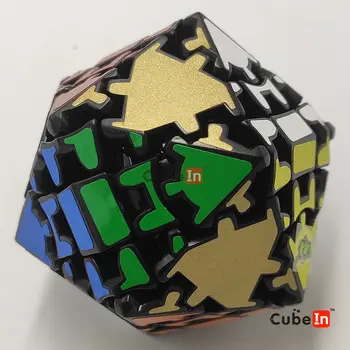 LanLan 六軸齒輪二十面體球齒輪八面體星形金字塔魔方Rua魔術方塊Mastermorphix僅稜空4x4菱形十二面體 10 best sales 虛空立方體 - №9