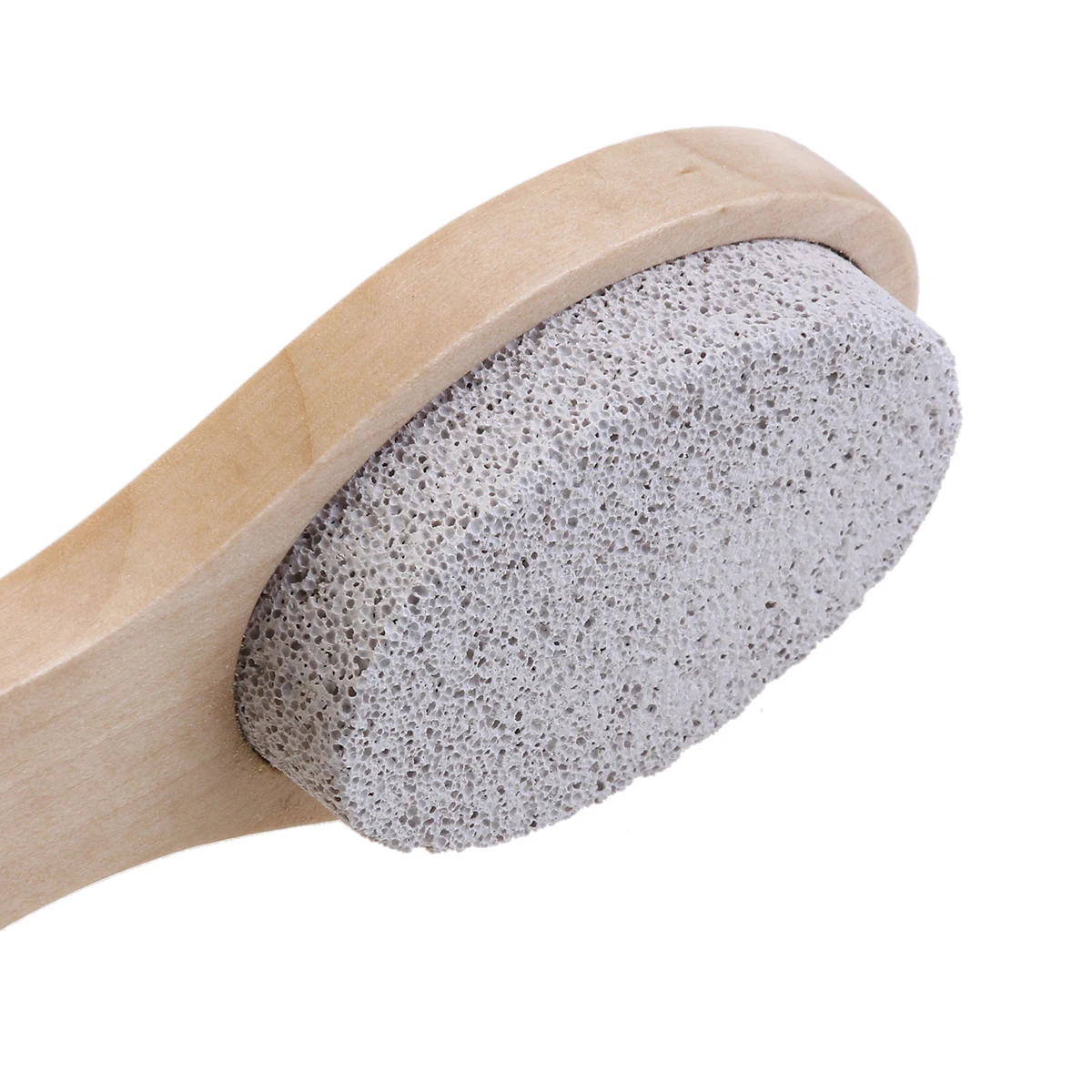 

Foot Care Set Nail Brush Foot Pumice Stone Callus Reducer Exfoliating Scrubber Wooden 20x5cm Dead Skin Removal Massage