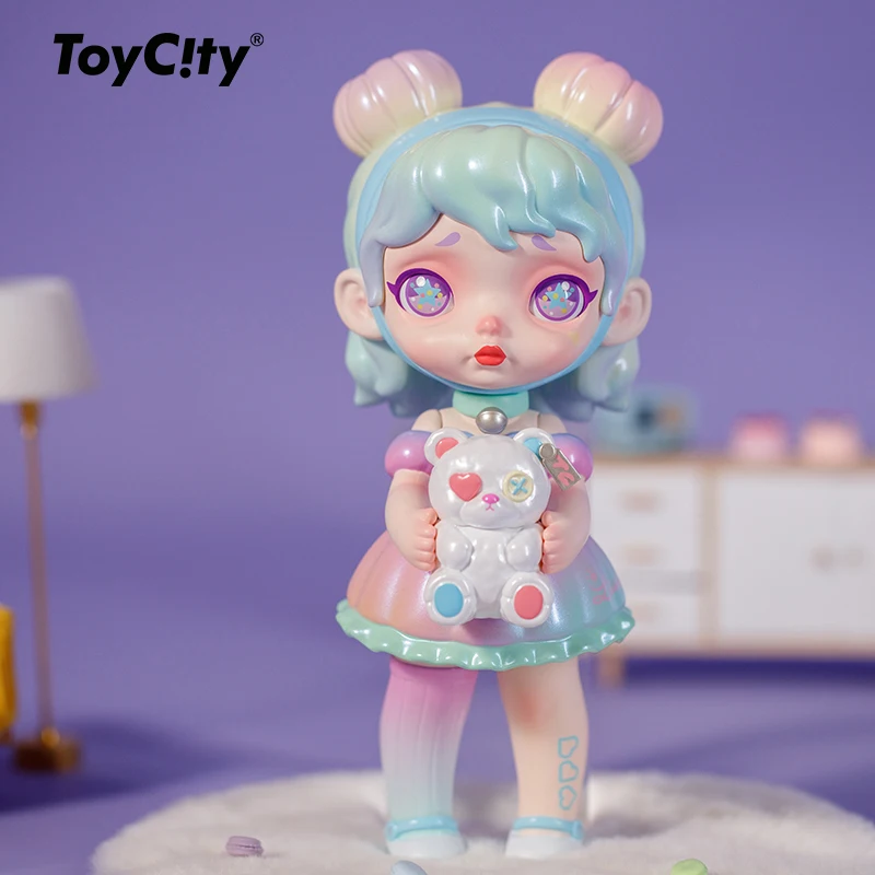 Toyciy Laura White Bear Sweetheart 200% Kawaii Anime Action Figure Ornament Figurines Home Decor Desktop Dolls Model Girls Gift