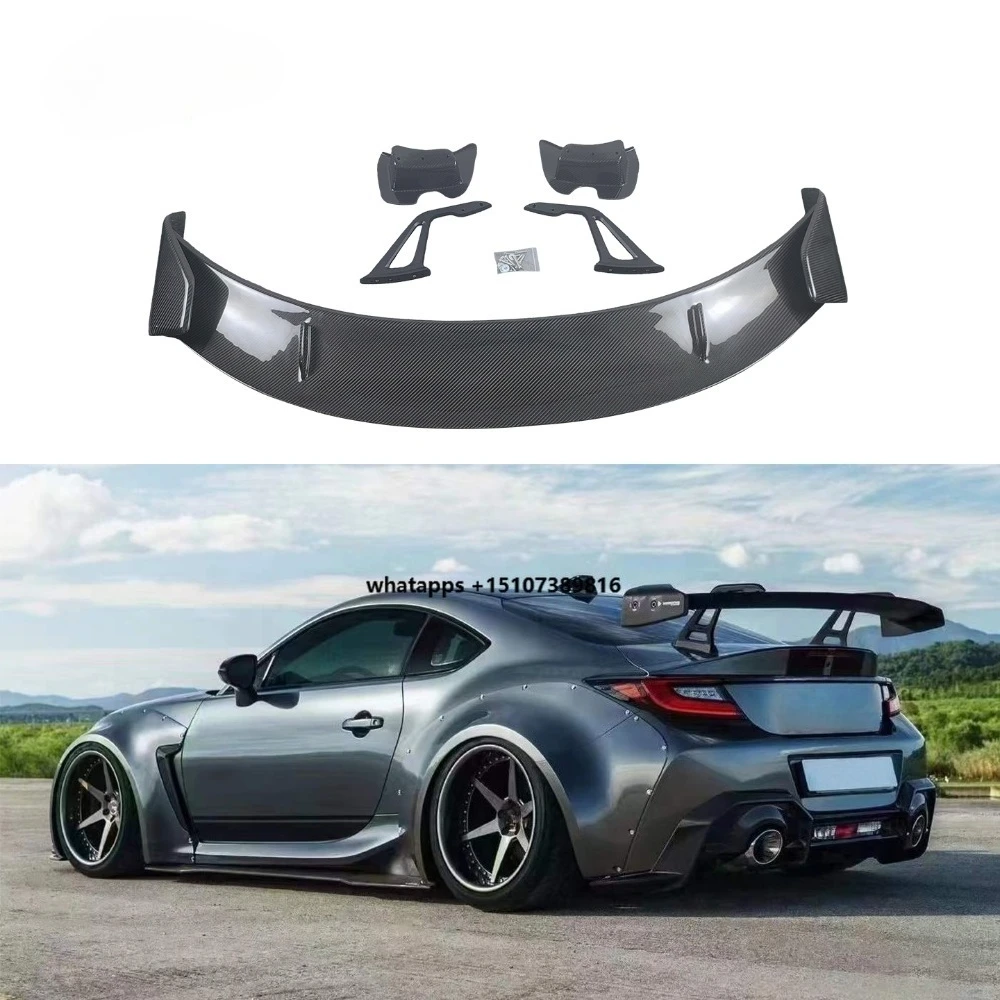 

A90 AD Style Dry Carbon Fiber Rear Spoiler for Supra GR A90 Trunk Wing Body Kit Modifying Car