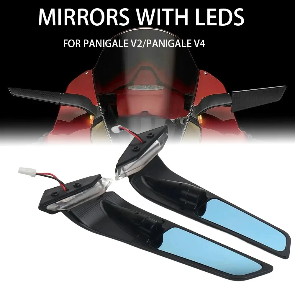 Rearview mirror with LED turn signal, motorcycle accessories for Ducati Panigale V2 2020-2023 Panigale V4 2019-2023