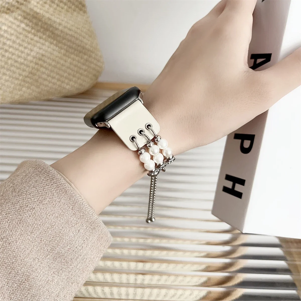 Kellarihm iWatchi jaoks 42/44/45/46/49mm 38/40/41mm metallist moodne kellarihm kellaseeria Ultra2 jaoks 10/9/8/7/6/5/4/3/2/1_voghion.com