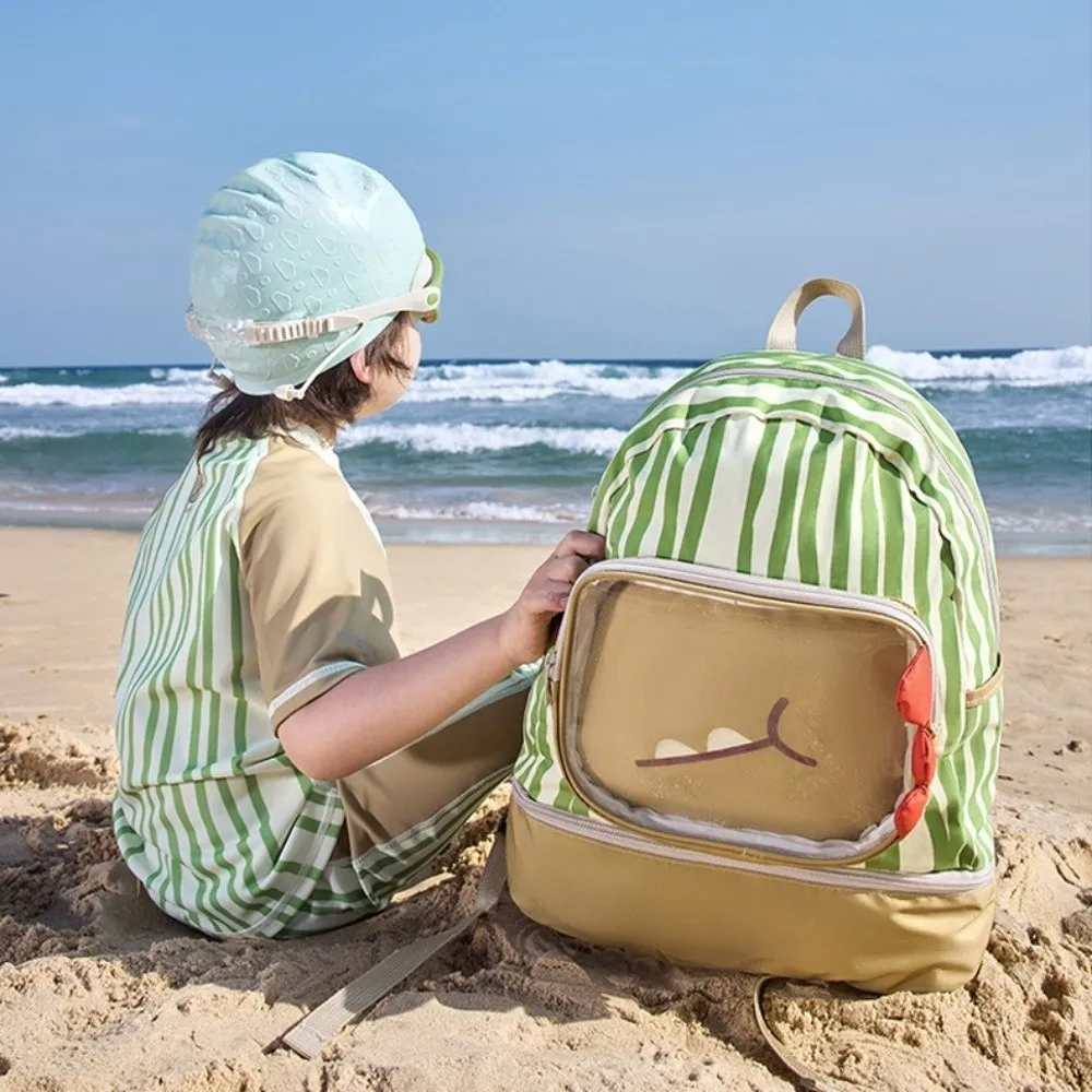 

Dry Wet Separation Children's Swimming Bag Shoe Compartment Cute Shape Swimsuit Storage Bag Waterproof Animal Pattern