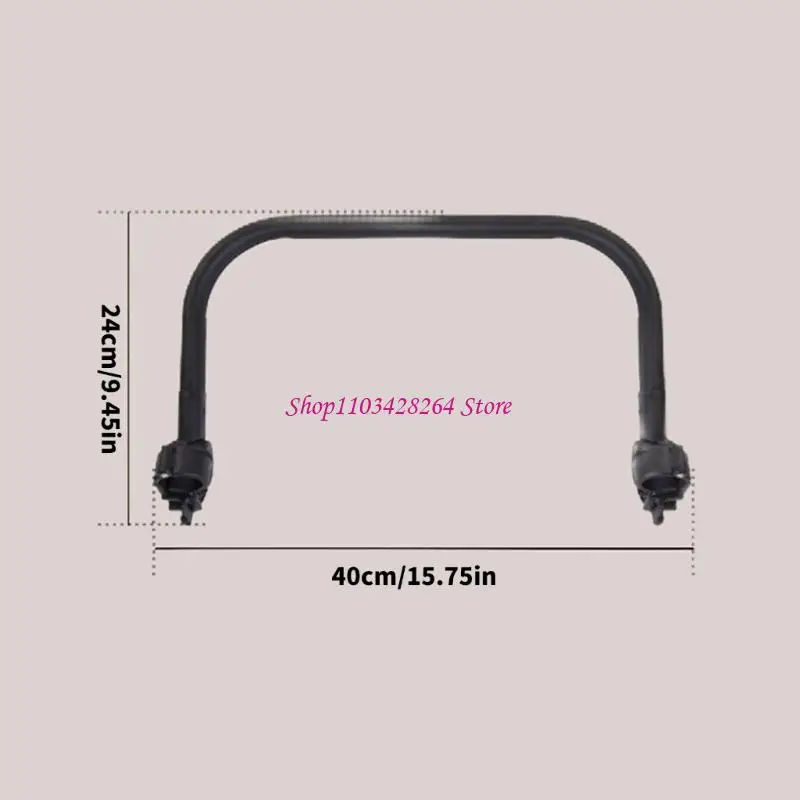 Ergonomic Baby Pushchair Armrest Feature Soft PU Detail Universal For Infant Strollers Secure Nonslip Structure