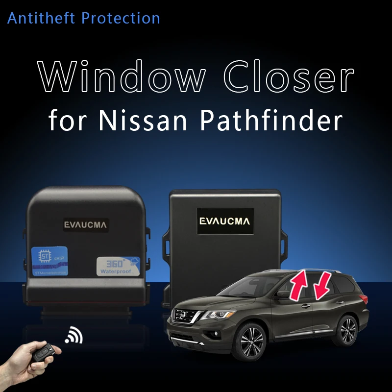 

For Nissan Pathfinder R52 2012-21 Car Power Electric Window Closer Lifter Systems Four Window Close Lift For Pathfinder 4Gen