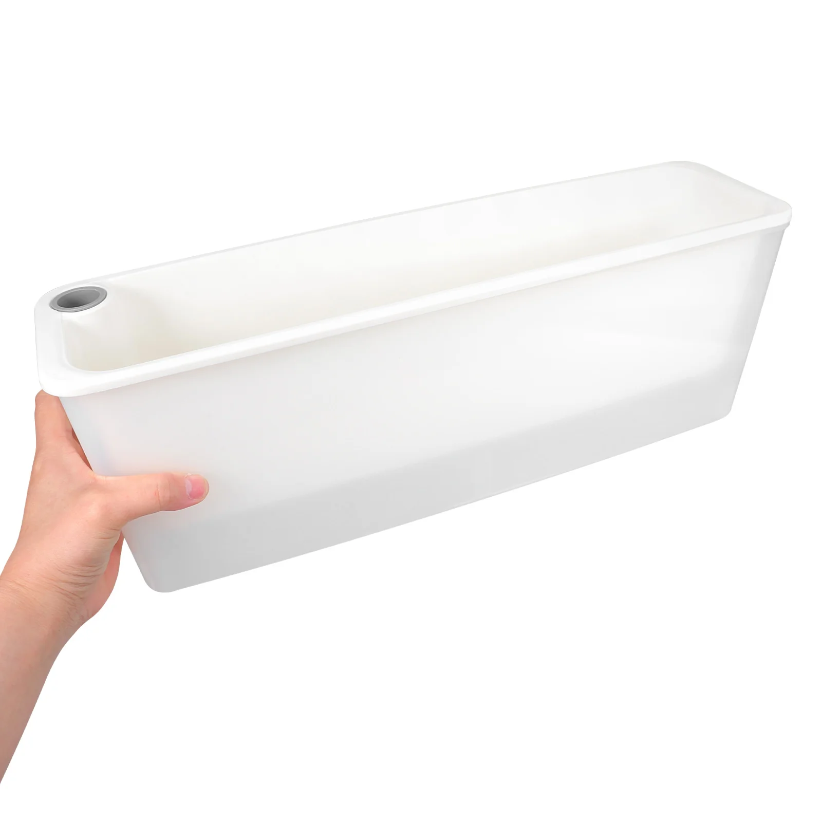 Balcony Vegetable Pot Rectangle Planter Boxes Outdoor Indoor Plastic Rectangular Flower Pot Garden Planters