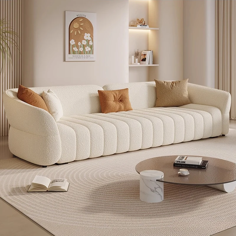 

Modern Minimalist Sofas Multifunction Pillows Recliner Single Fabric Sofas Elegant Apartment Wohnzimmer Sofas Home Furniture