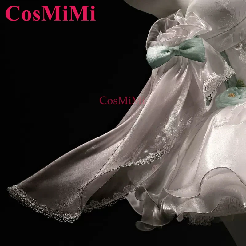 CosMiMi Lynette Cosplay Game Genshin Impact Costume Angel Courtyard Elegant Gorgeous Dress Carnival Party Role Play Clothing New