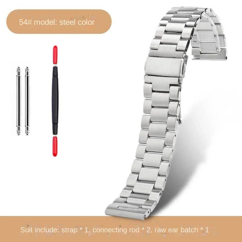 Adapted to Casio PRW-600 PRW-60 PRW-50/70/ 30 series modified solid precision steel watch strap Metal Folding buckle 23mm