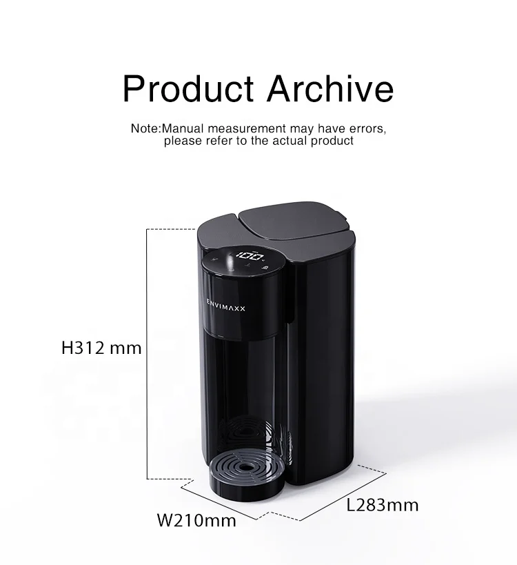 Dispenser Machine Factory OEM Hot Sell  2.7L Desktop Hot Water Dispenser Intelligent Household Tea Bar Water
