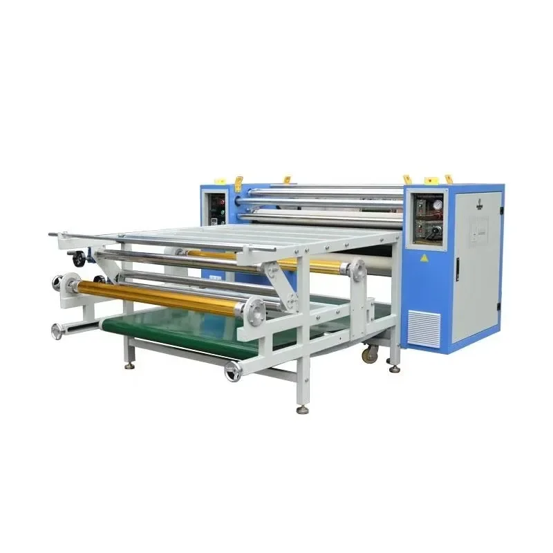 【Popular】 Auto Multifunctional Fabric Textile Calender New Heating Roll Heat Press Roller Sublimation Heat Transfer Machine Garm