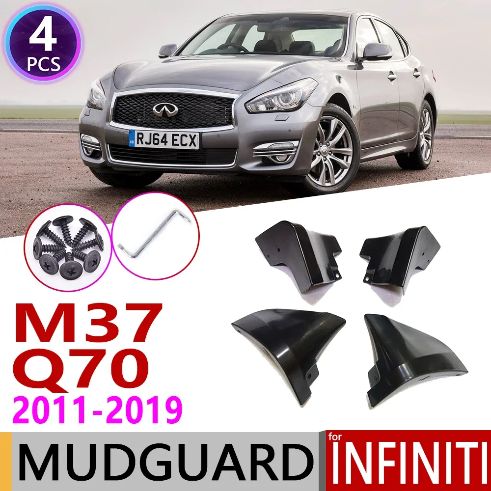 

Автомобильный брызговик для Infiniti M M25 M35h M37 M56 Q70 Q70L Y51 2011 ~ 2019 Fender брызговик закрылки аксессуары для брызговиков 2015