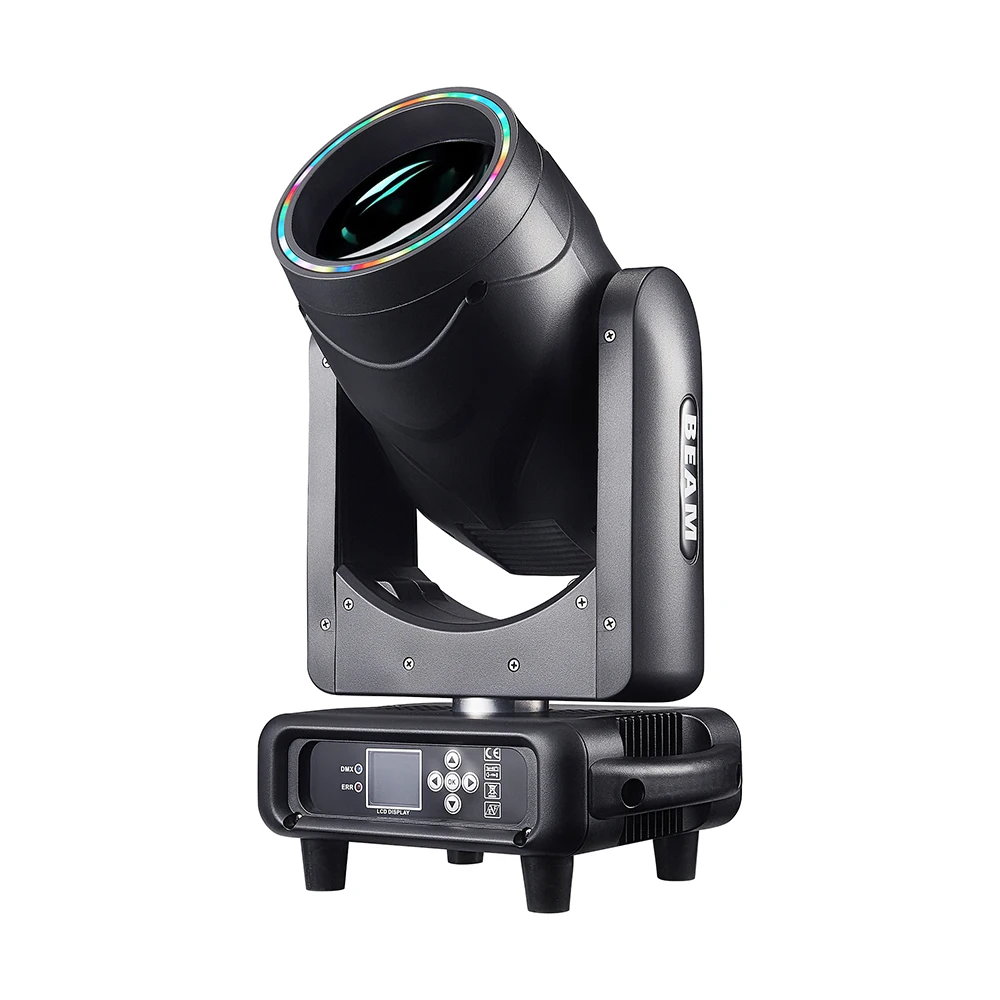AICPOSE Mini 295W 14R beam with LED strip effect moving head light dj dmx512 Bar discos night club wedding party Stage