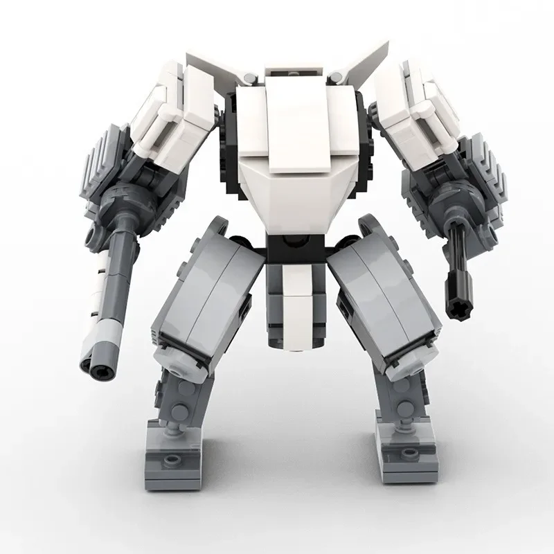 Blocs de construction MOC Mecha articulés, robot de combat avec articulations mobiles, figurine d'action militaire à monter soi-même pour les collectionneurs adultes