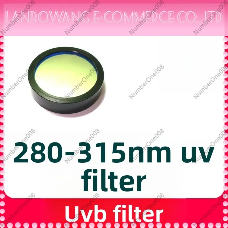 UVB 280-315nm Broadband Pass Filter 300-50nm Optical Filter For Ultraviolet Light Source Instruments