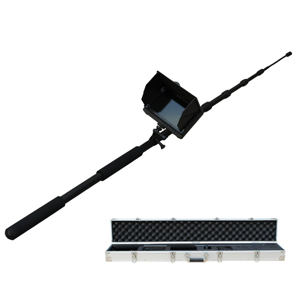 5m Pole Life Detector, 5MP HD IP68 Audio Video Search Rescue Equipment for Underwater & Land