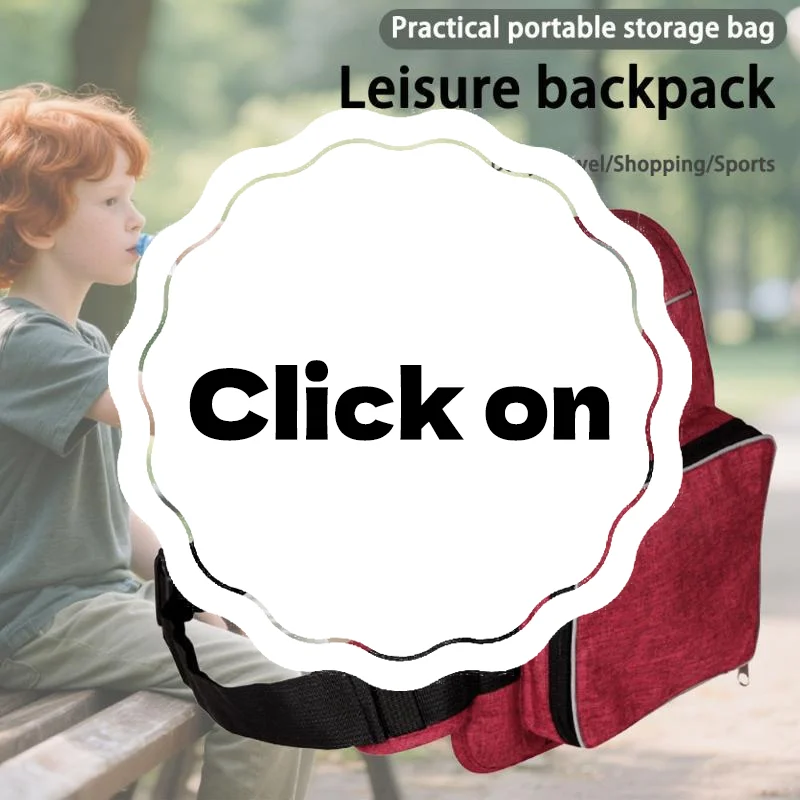 Kids Leisure Backpack With Large Storage Pocket Adjustable Safety Straps For Daily Travel Shopping Outdoor Sports