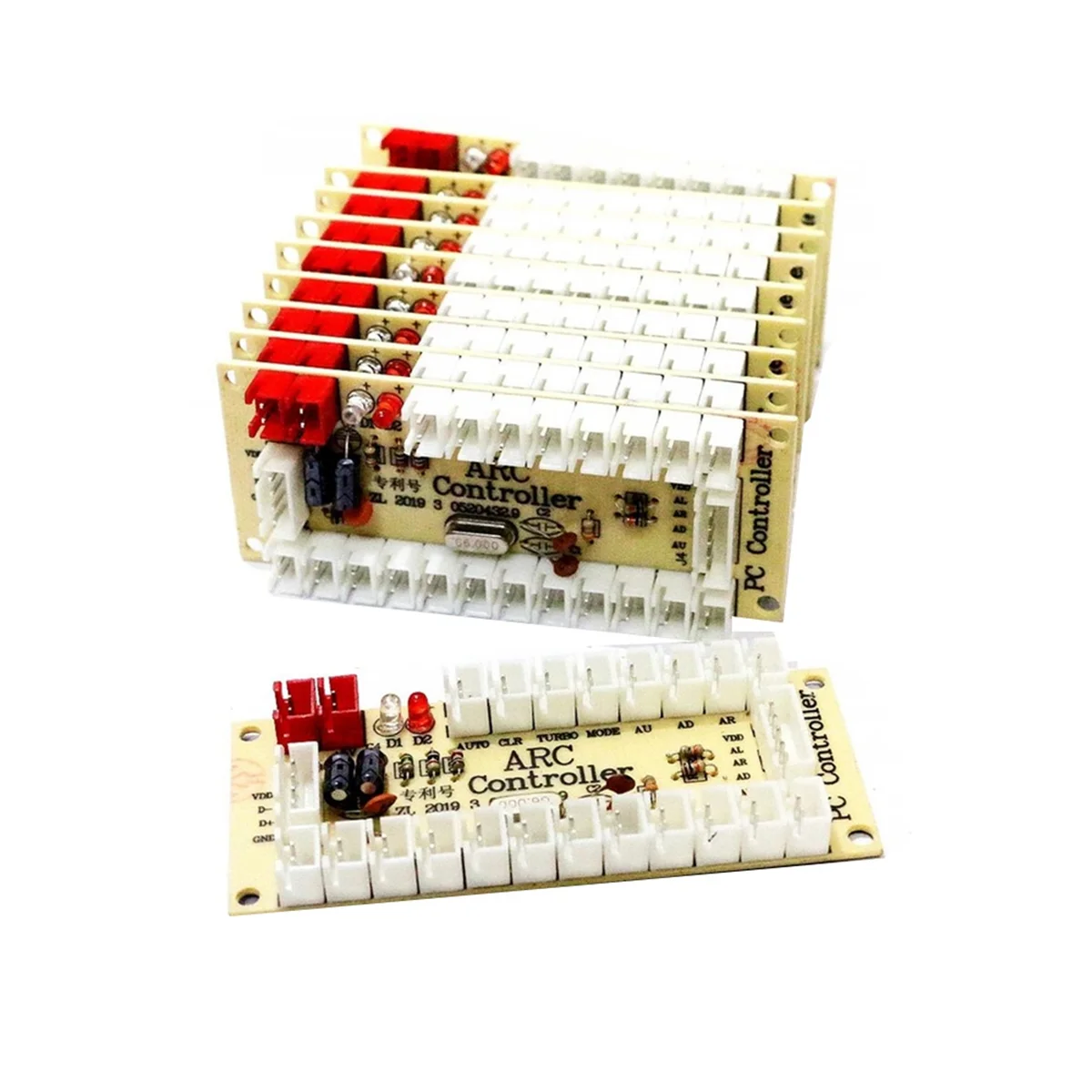 Scheda controller USB ARC968 da 10 pezzi per controller joystick di gioco Encoder pulsante arcade con ritardo zero