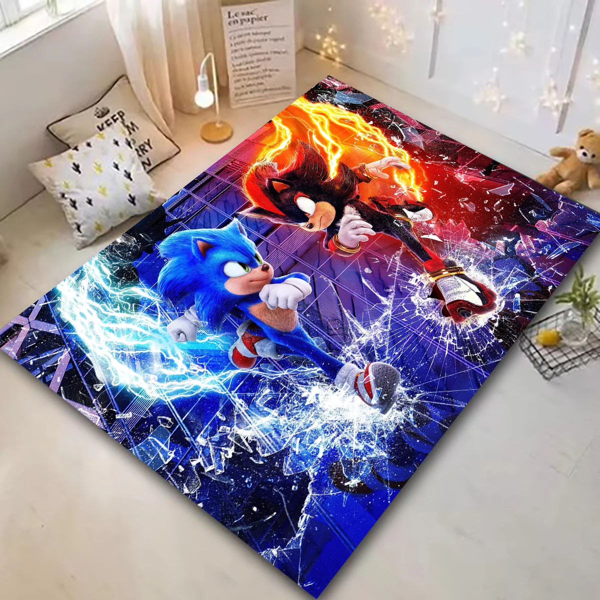 

Anime Characters H-Hedgehog printed Carpet Non-slip Multi Function carpet Room Rug Entrance Floor mat Kitchen Hallway Home Decor
