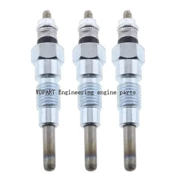 

3Pcs Glow Plugs 15694-65510 15694-65512 15261-65510 For Kubota D600 D750 D850 D950 B1750D B2150DT B7100 B7200D B8200D