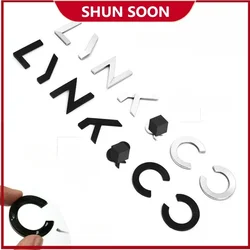 For Lynk&Co 01 02 03 05 Rear Logo Black English Letter Logo Car Logo Modification Black Warrior Decoration car Accessories